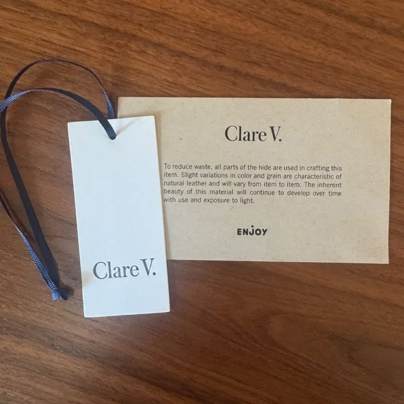 NWT CLARE V BLACK LEATHER FANNY PACK - Picture 10 of 12